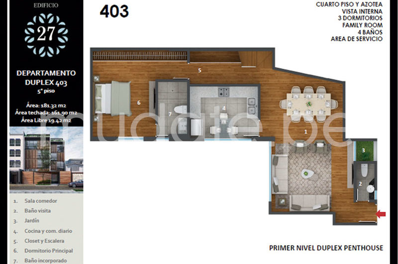 Proyecto Edificio 27 San Borja Departamento Mudate